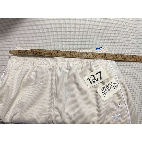 NWT MENS Large ADIDAS ORIGINALS IM4434 WONDER WHITE PANTS MSRP $90 - Picture 8 of 12